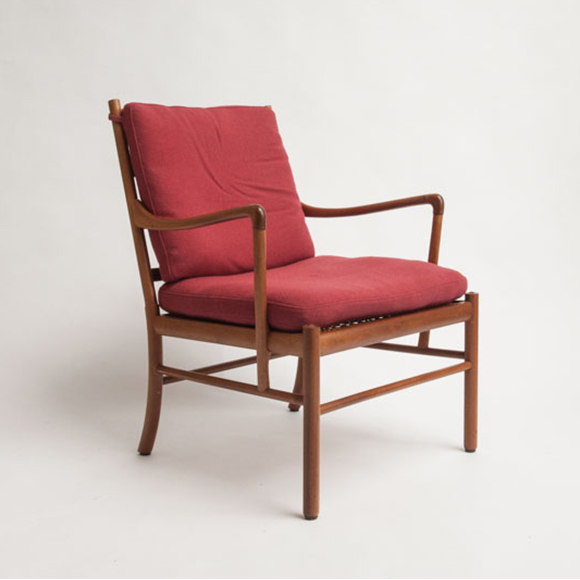 The Colonial Chair, Red Fabric